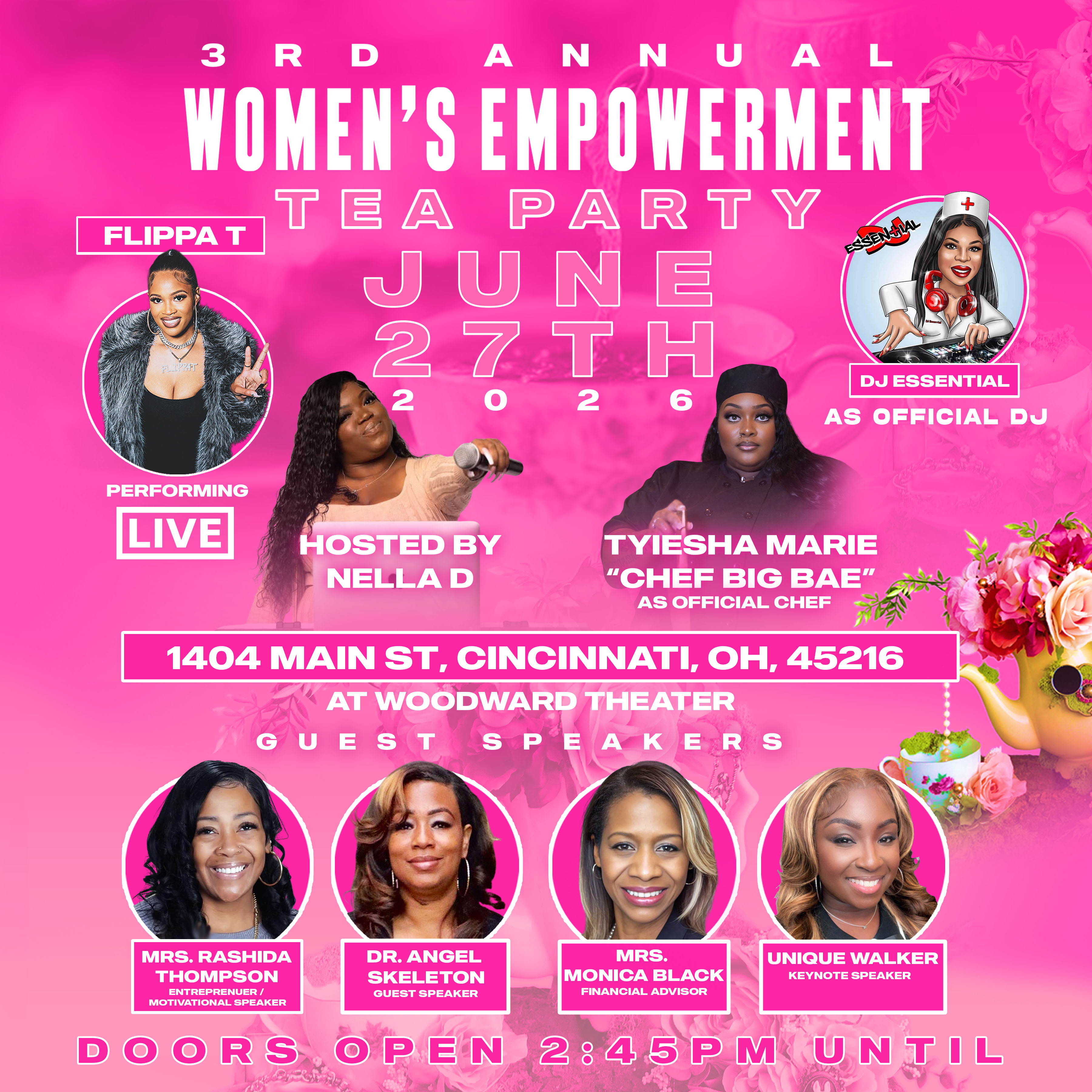 3RD ANNUAL WOMEN'S EMPOWERMENT TEA PARTY