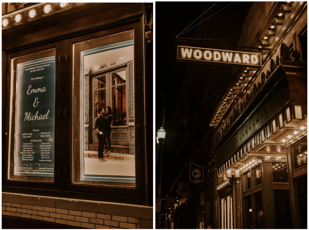 A Film Inspired Wedding: Why The Woodward Theater Is the Perfect Venue