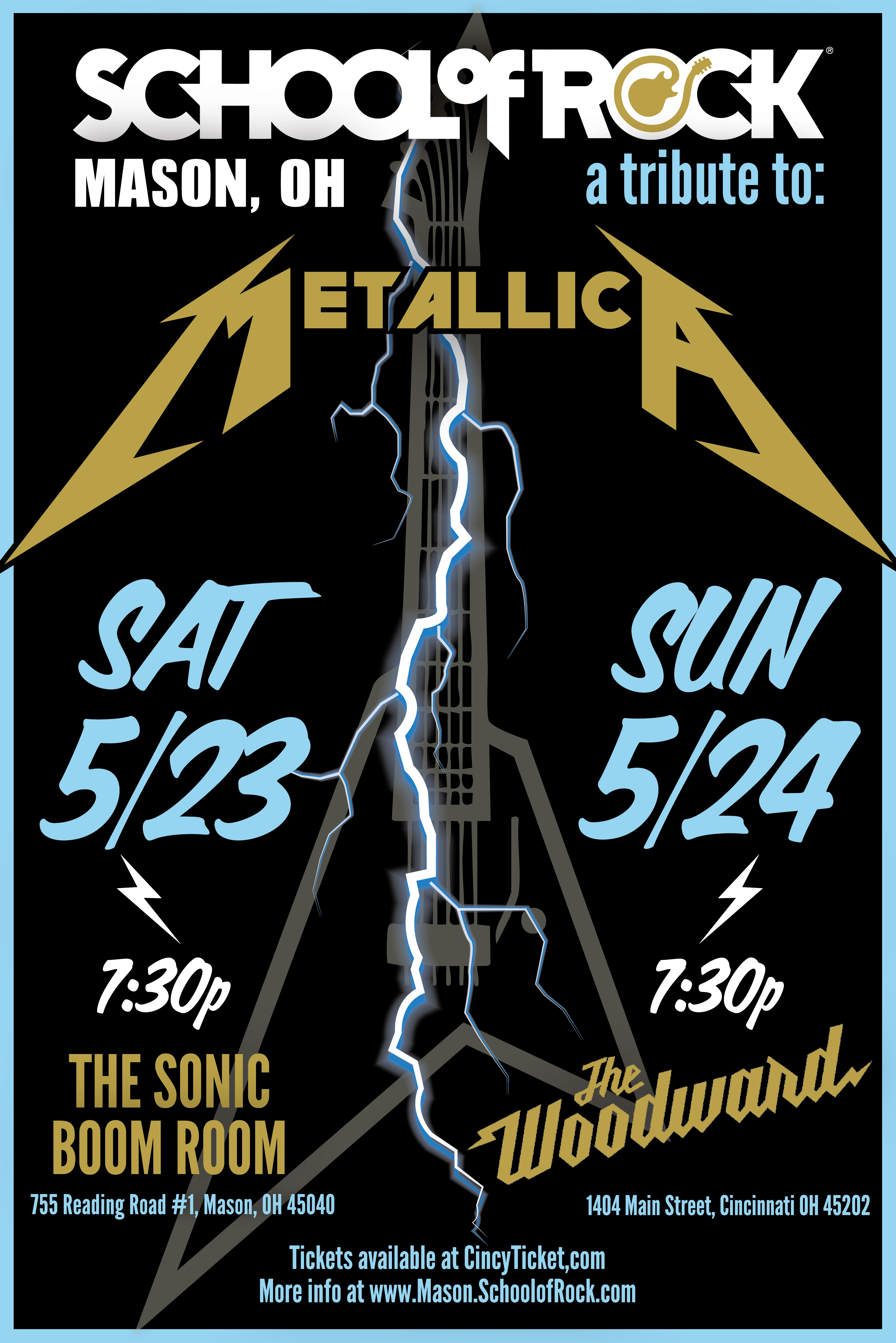 School of Rock Mason Tribute to Metallica