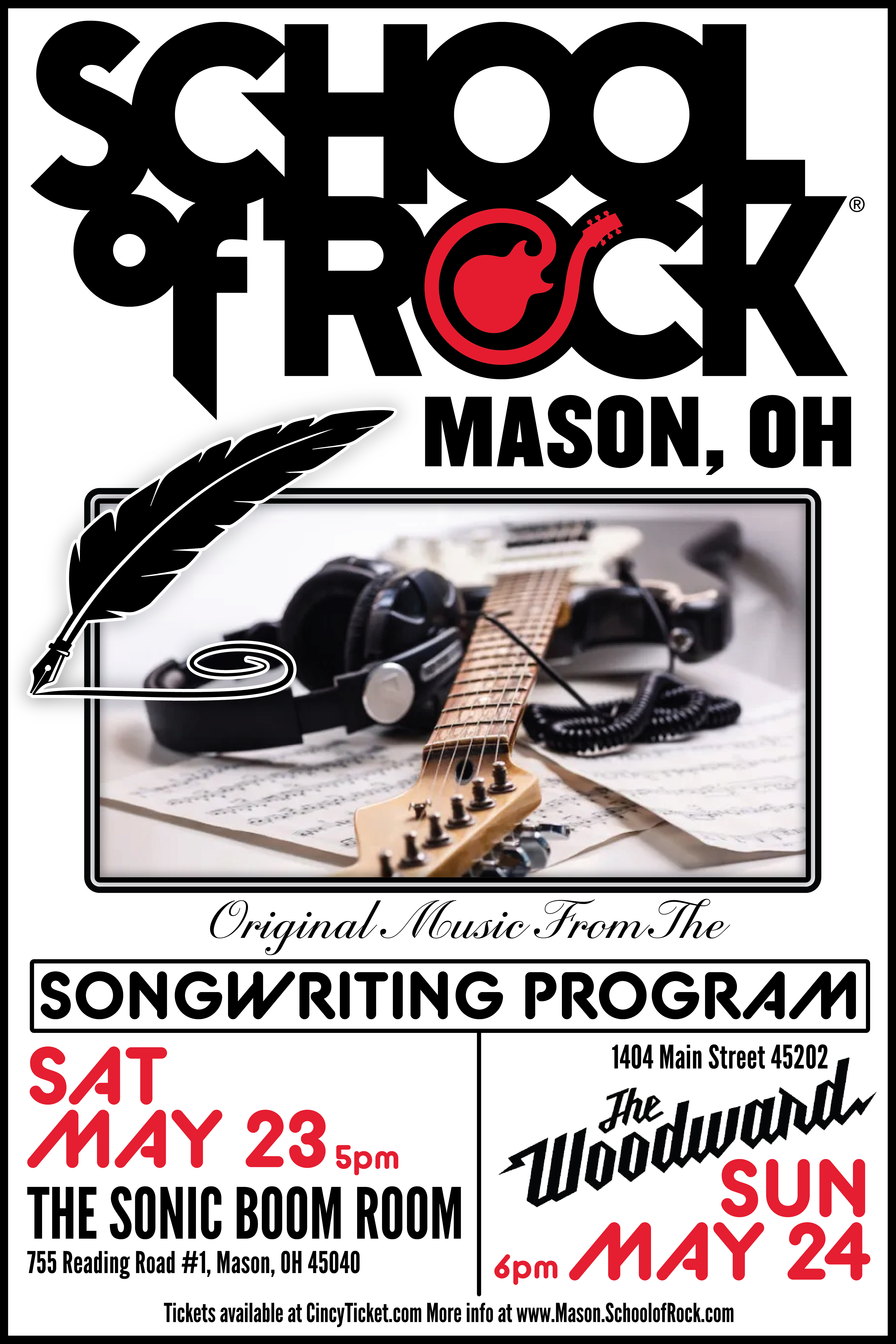 School of Rock Mason: Songwriting Showcase