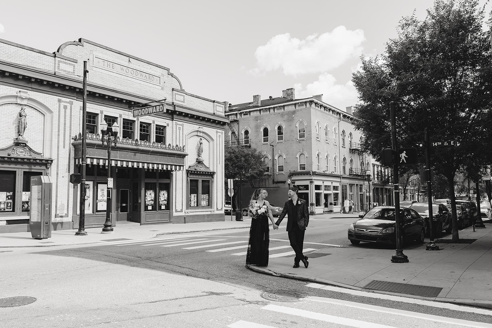 The games encouraged guests to move through the space, mingle, and interact beyond the dance floor. It added energy without pulling focus away from the celebration itself. It was a reminder that weddings at The Woodward can be as creative and unconventional as the couples who choose it. A Venue That Adapts to Your Vision Janna and Jonah’s reception showcased just how versatile The Woodward can be. From balcony viewing and stage moments to iconic photo ops and interactive entertainment, the venue proved it can be shaped to fit a wide range of wedding styles. This unique Cincinnati wedding venue isn’t about following a formula. It’s about creating an experience. By embracing everything The Woodward has to offer, Janna and Jonah created a wedding reception that felt immersive, intentional, and completely unforgettable.
