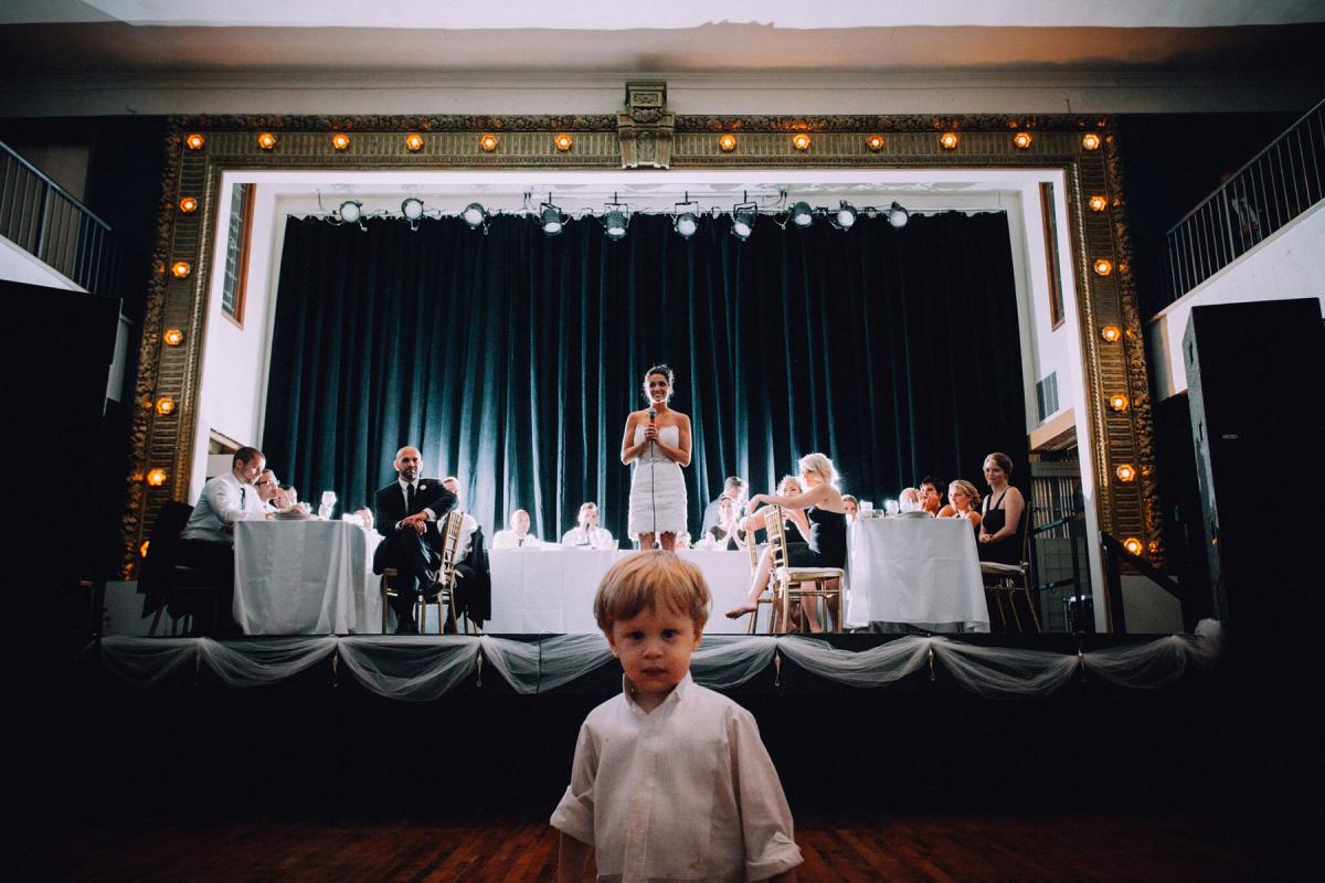 Cincinnati Wedding at the Woodward Theater