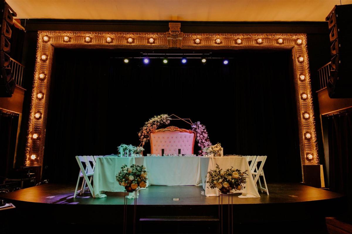 woodward wedding stage