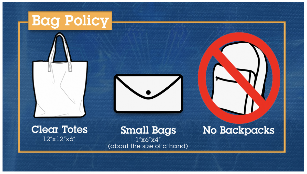 Woodward Theater Bag Policy