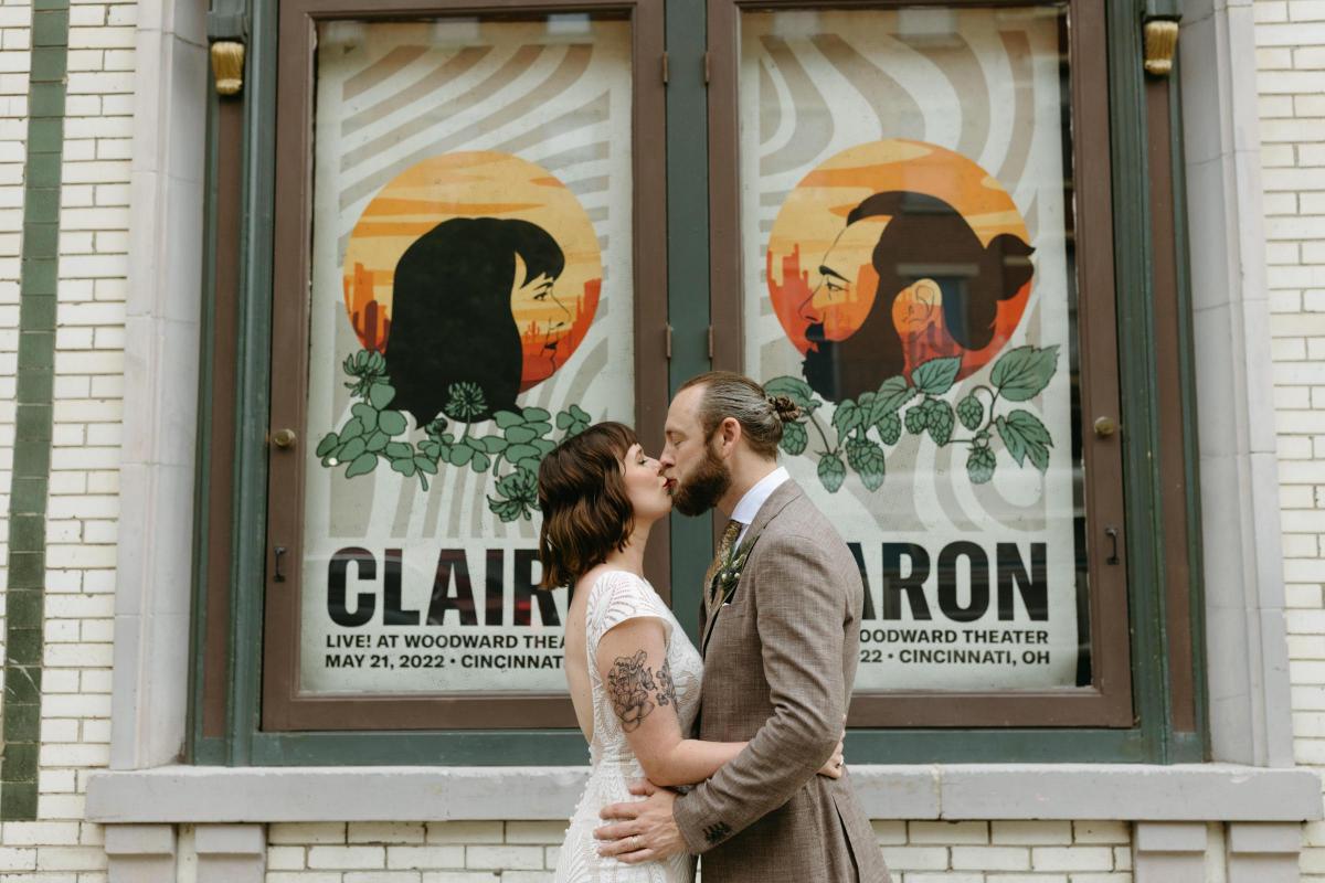 out front wedding woodward theater