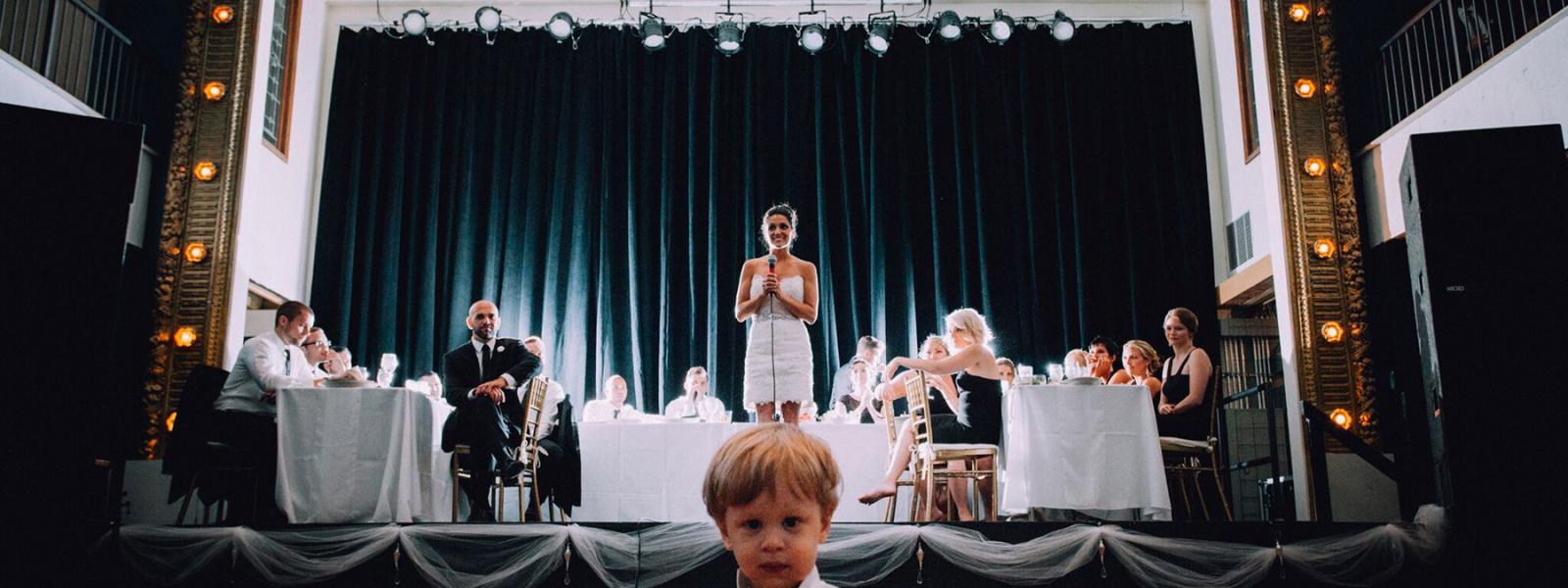 Cincinnati Wedding at the Woodward Theater